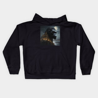 Double exposure Ape #2 Kids Hoodie